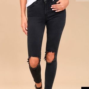 Free People Busted Knee skinny